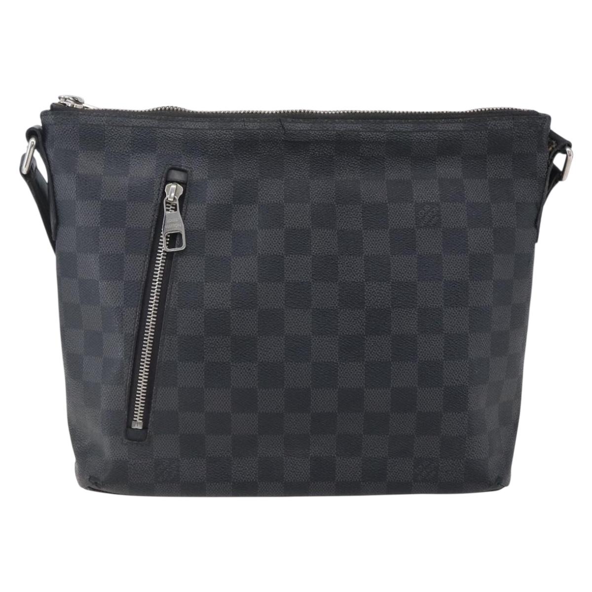 LOUIS VUITTON Damier Graphite Mick PM Shoulder Bag N40003 LV Auth bs30837