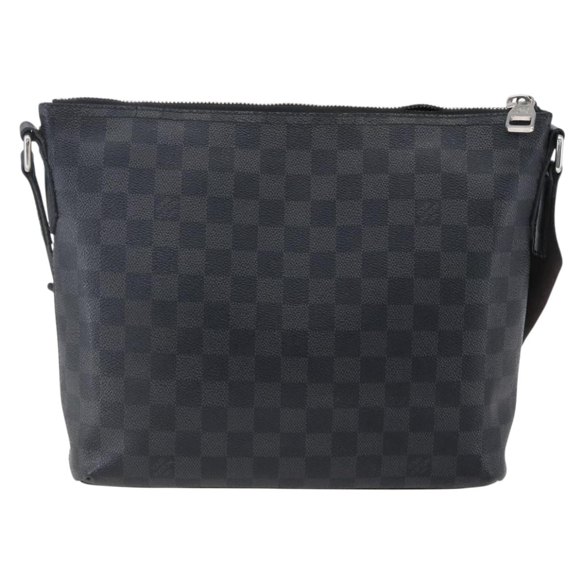 LOUIS VUITTON Damier Graphite Mick PM Shoulder Bag N40003 LV Auth bs30837