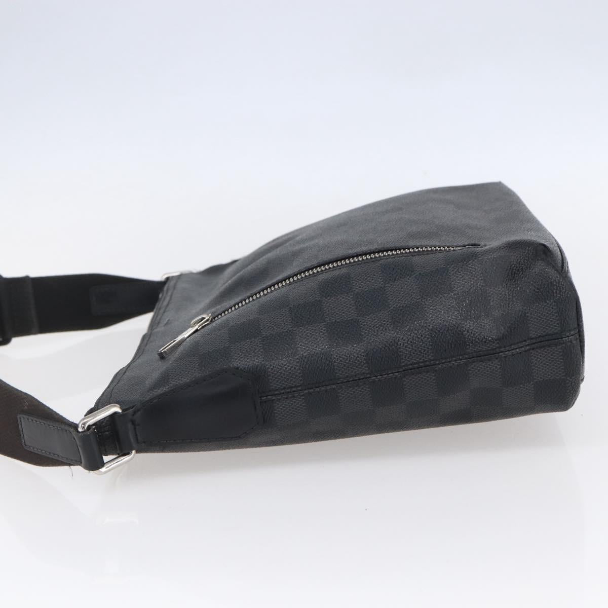LOUIS VUITTON Damier Graphite Mick PM Shoulder Bag N40003 LV Auth bs30837