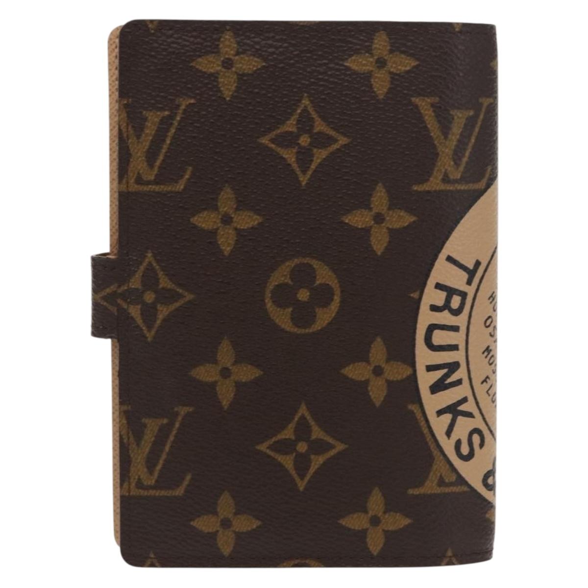 LOUIS VUITTON Monogram T&B Agenda PM Day Planner Cover R21039 LV Auth bs30842