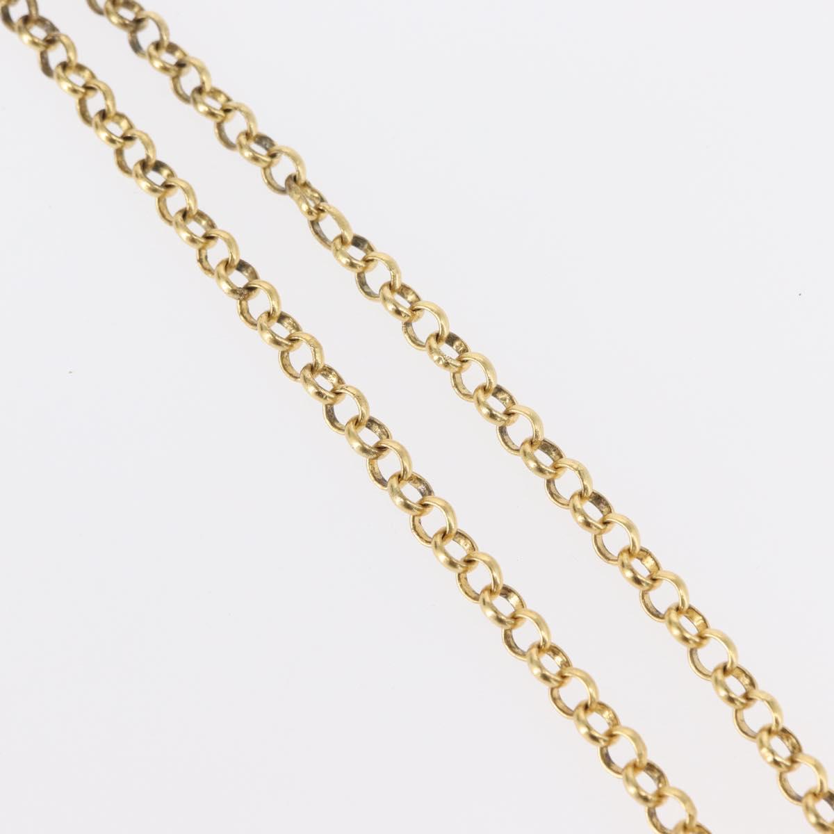 VERSACE Medusa Necklace metal Gold Auth bs30844