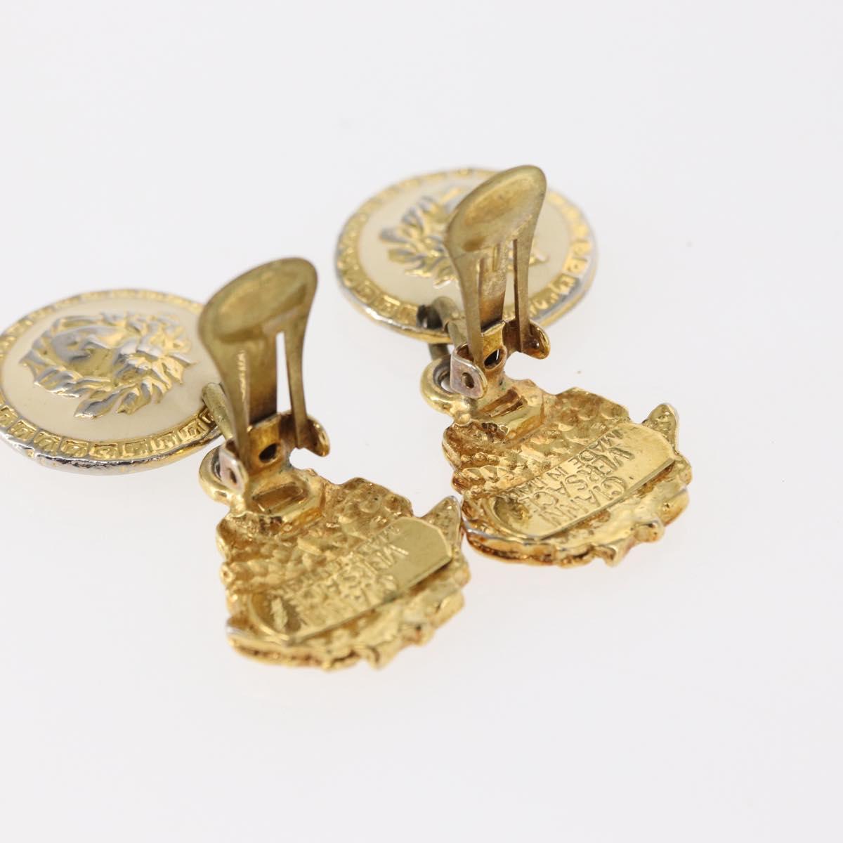 VERSACE Necklace metal 4 Set Gold Silver Auth bs30846