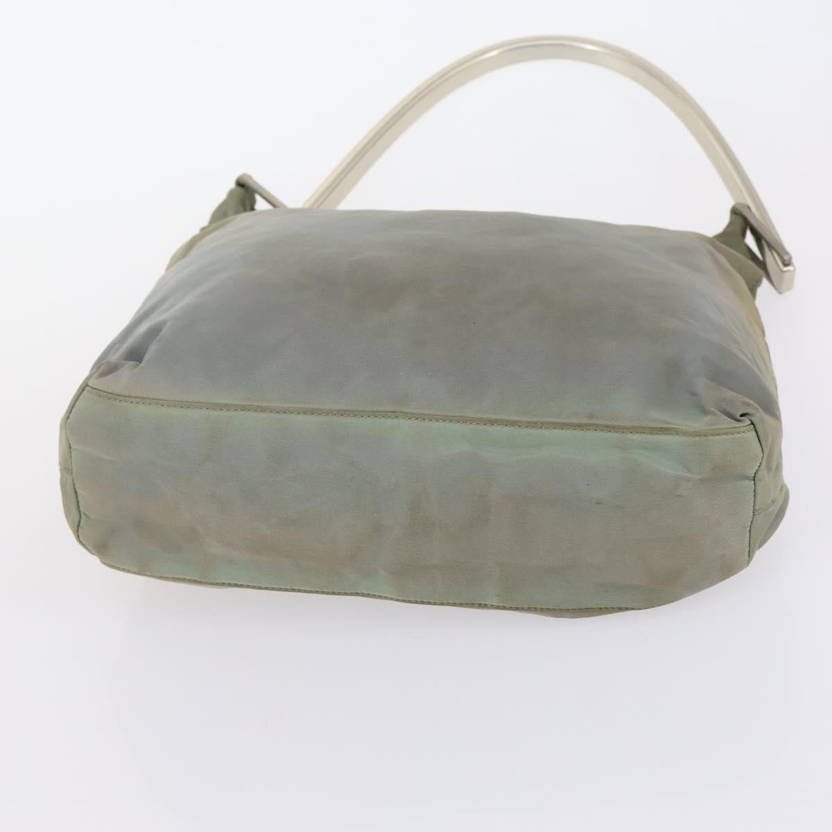 PRADA Hand Bag Nylon 3 Set Black Green pink Auth bs30847