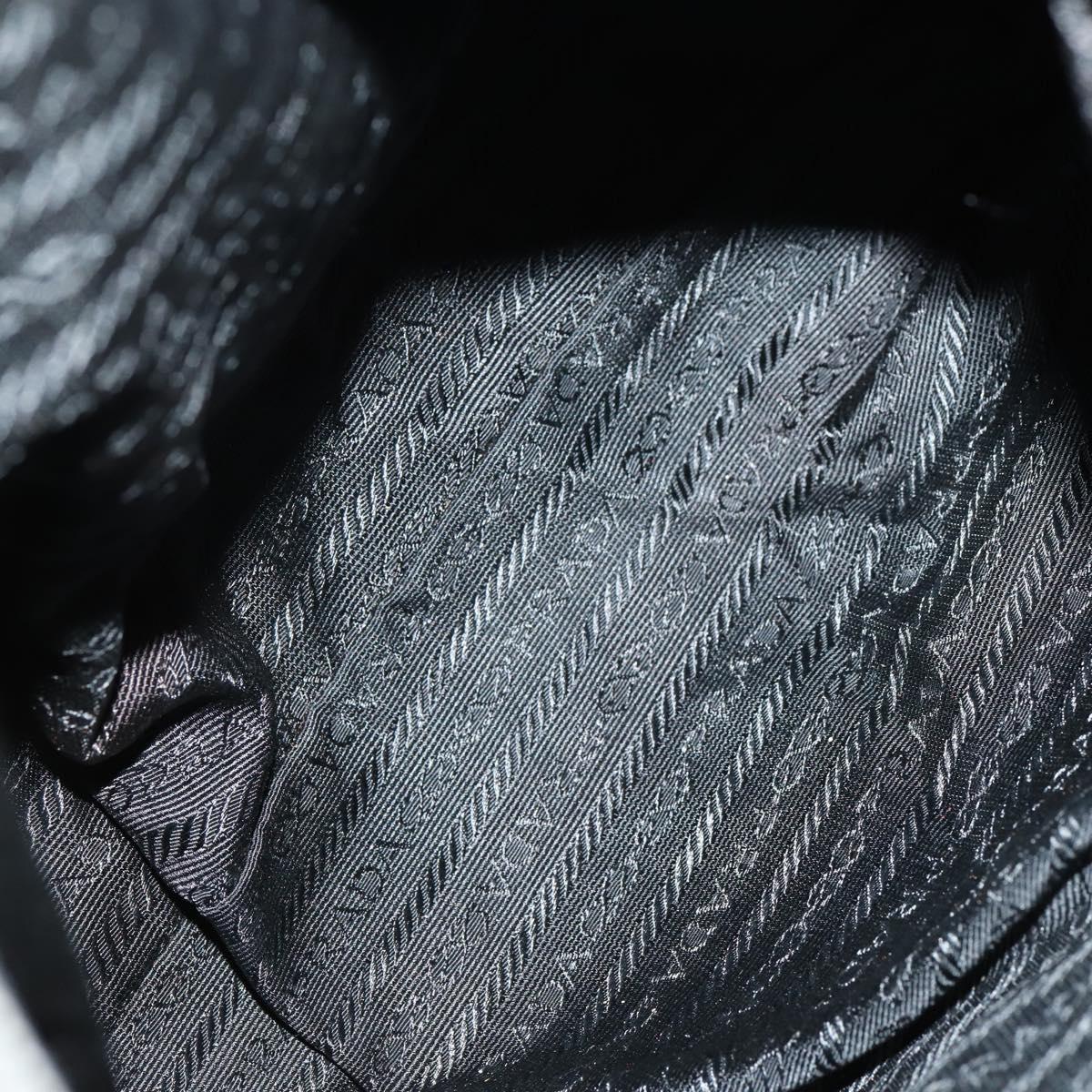 PRADA Hand Bag Nylon 3 Set Black Green pink Auth bs30847