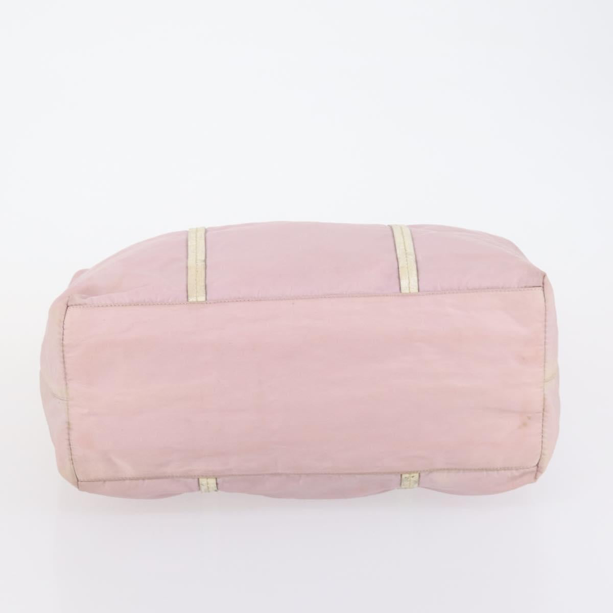 PRADA Hand Bag Nylon 3 Set Black Green pink Auth bs30847