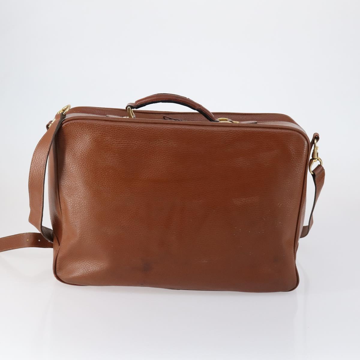 VALENTINO Hand Bag Leather Suede 3 Set Red Brown Auth bs30849