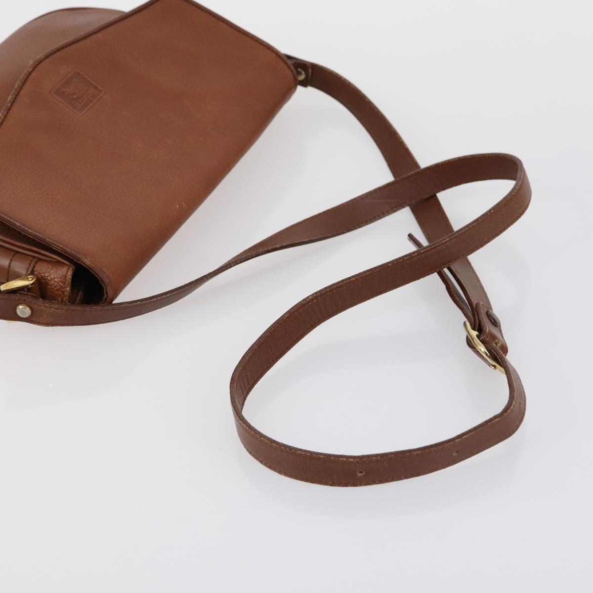 Burberrys Nova Check Shoulder Bag Nylon Leather 3 Set Beige Brown Auth bs30853