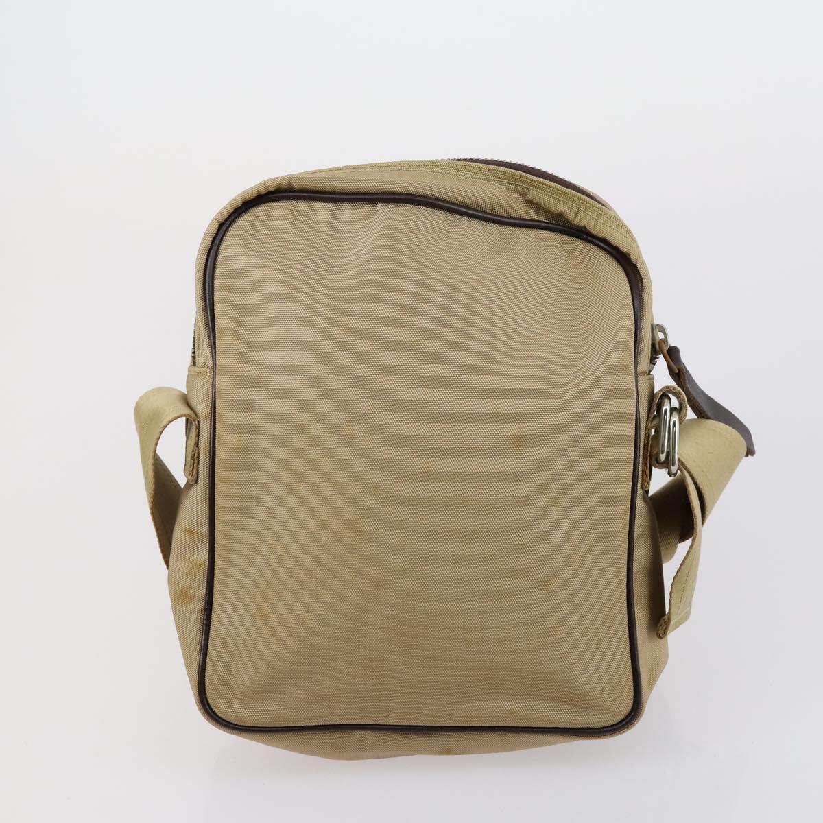 Burberrys Nova Check Shoulder Bag Nylon Leather 3 Set Beige Brown Auth bs30853