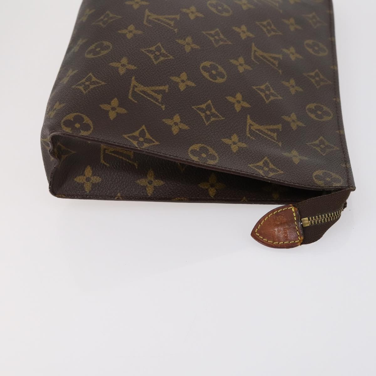 LOUIS VUITTON Monogram Clutch Bag 3 Set LV Auth bs30855