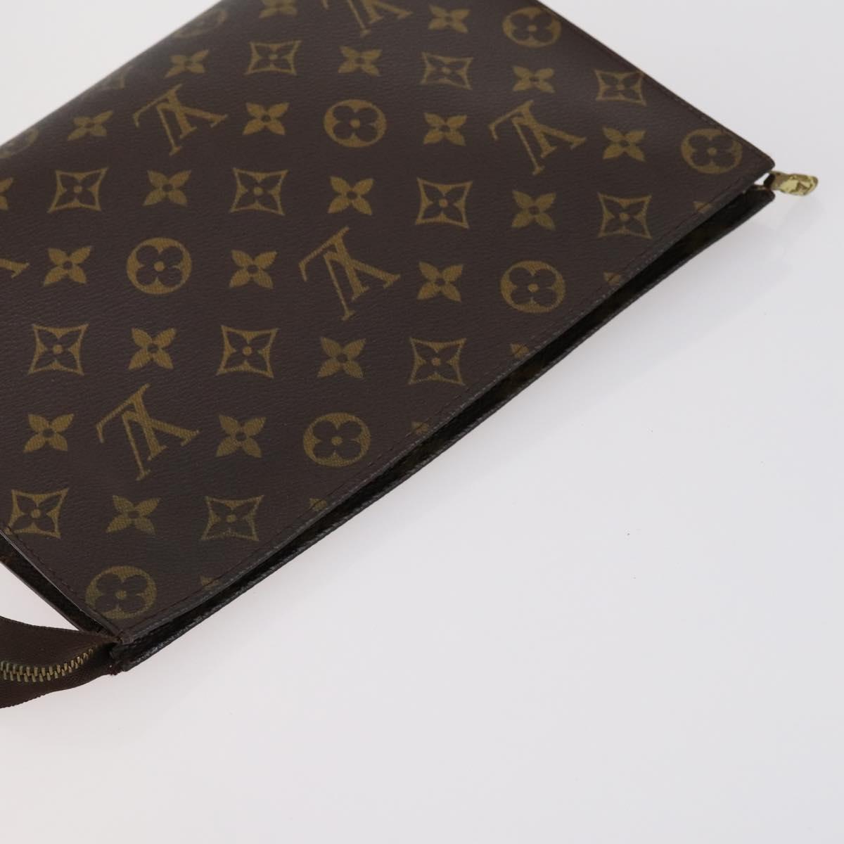 LOUIS VUITTON Monogram Clutch Bag 3 Set LV Auth bs30855