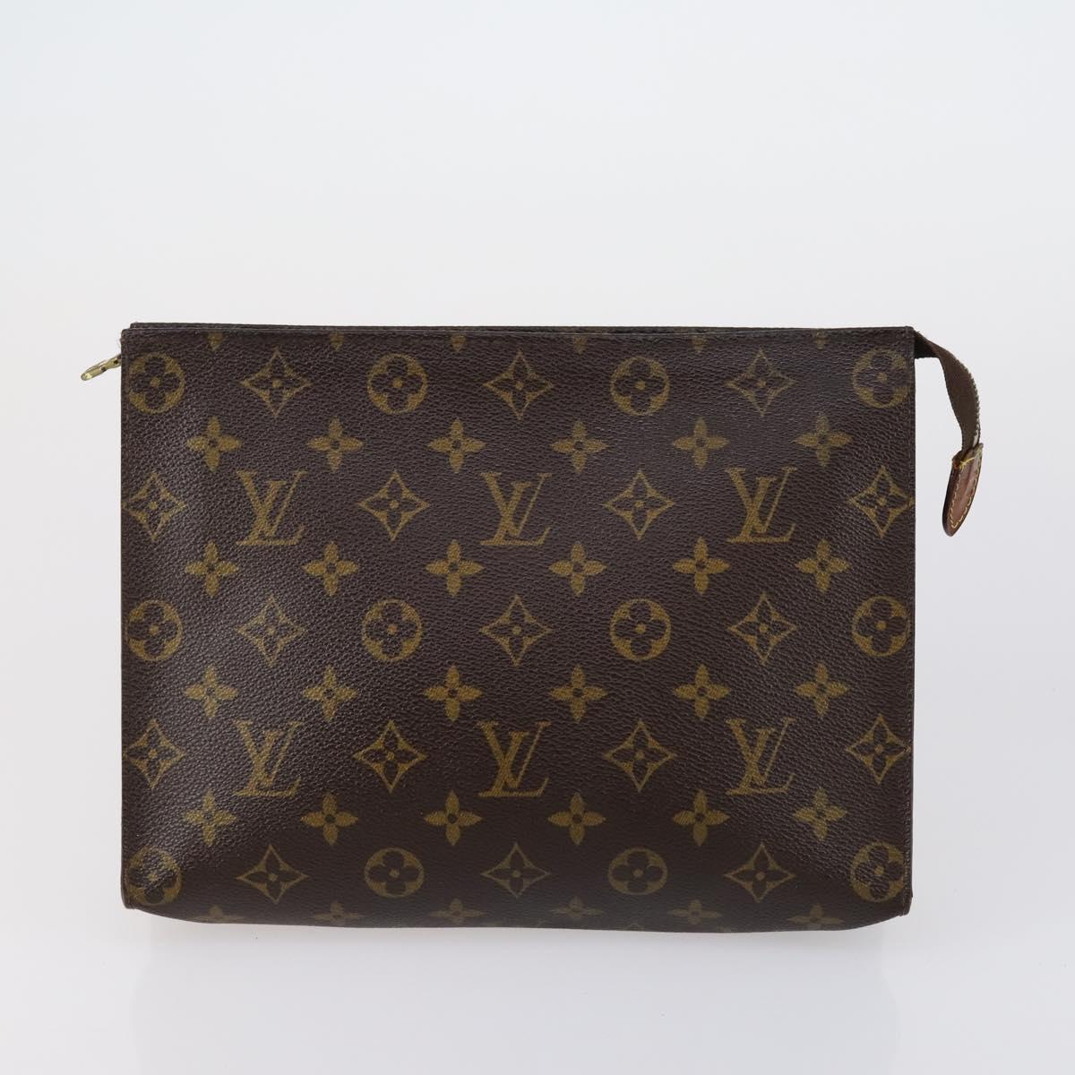 LOUIS VUITTON Monogram Clutch Bag 3 Set LV Auth bs30855