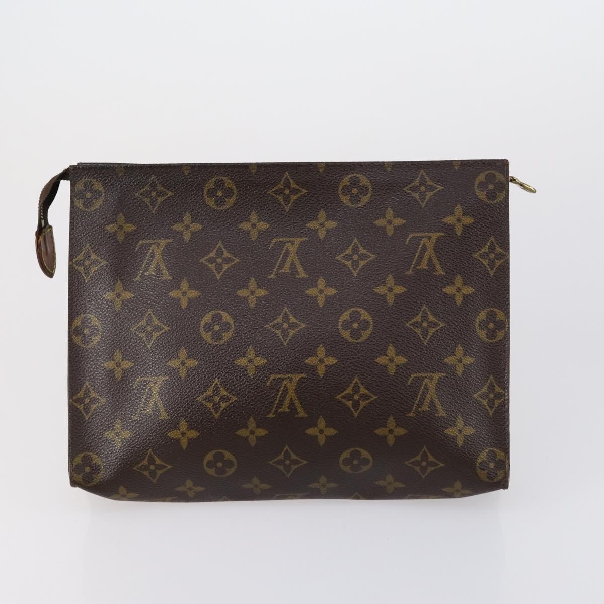 LOUIS VUITTON Monogram Clutch Bag 3 Set LV Auth bs30855