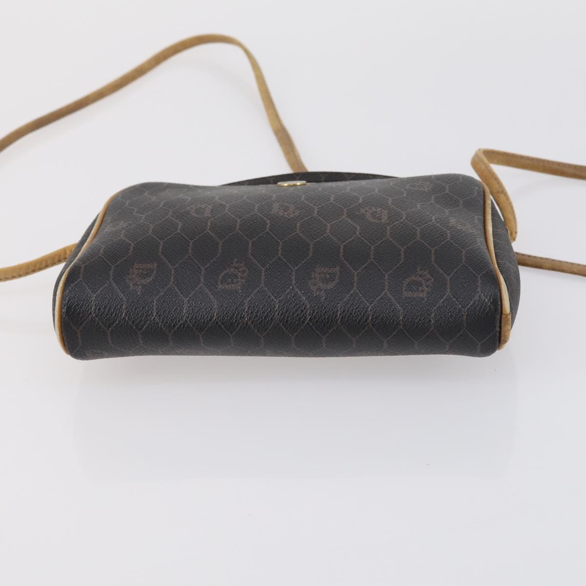 Christian Dior BOTTEGA VENETA Hand Bag Suede PVC 2 Set Brown Gold Auth bs30859