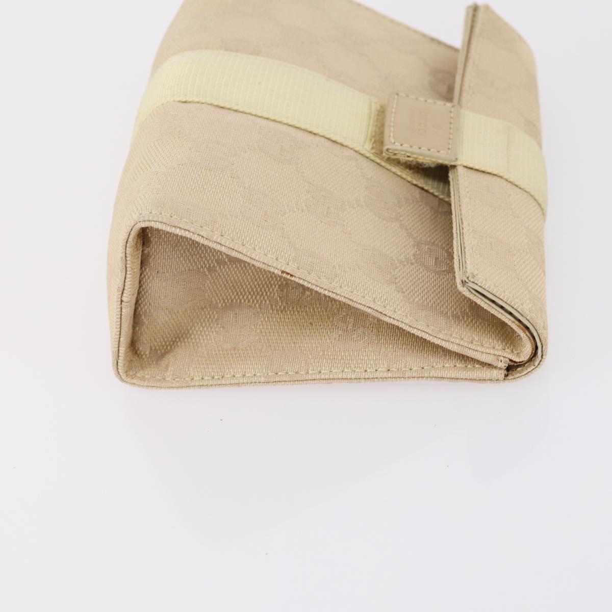 GUCCI GG Canvas Supreme Pouch 3 Set Pink Black beige Auth bs30861