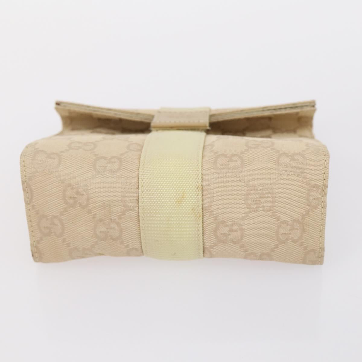 GUCCI GG Canvas Supreme Pouch 3 Set Pink Black beige Auth bs30861