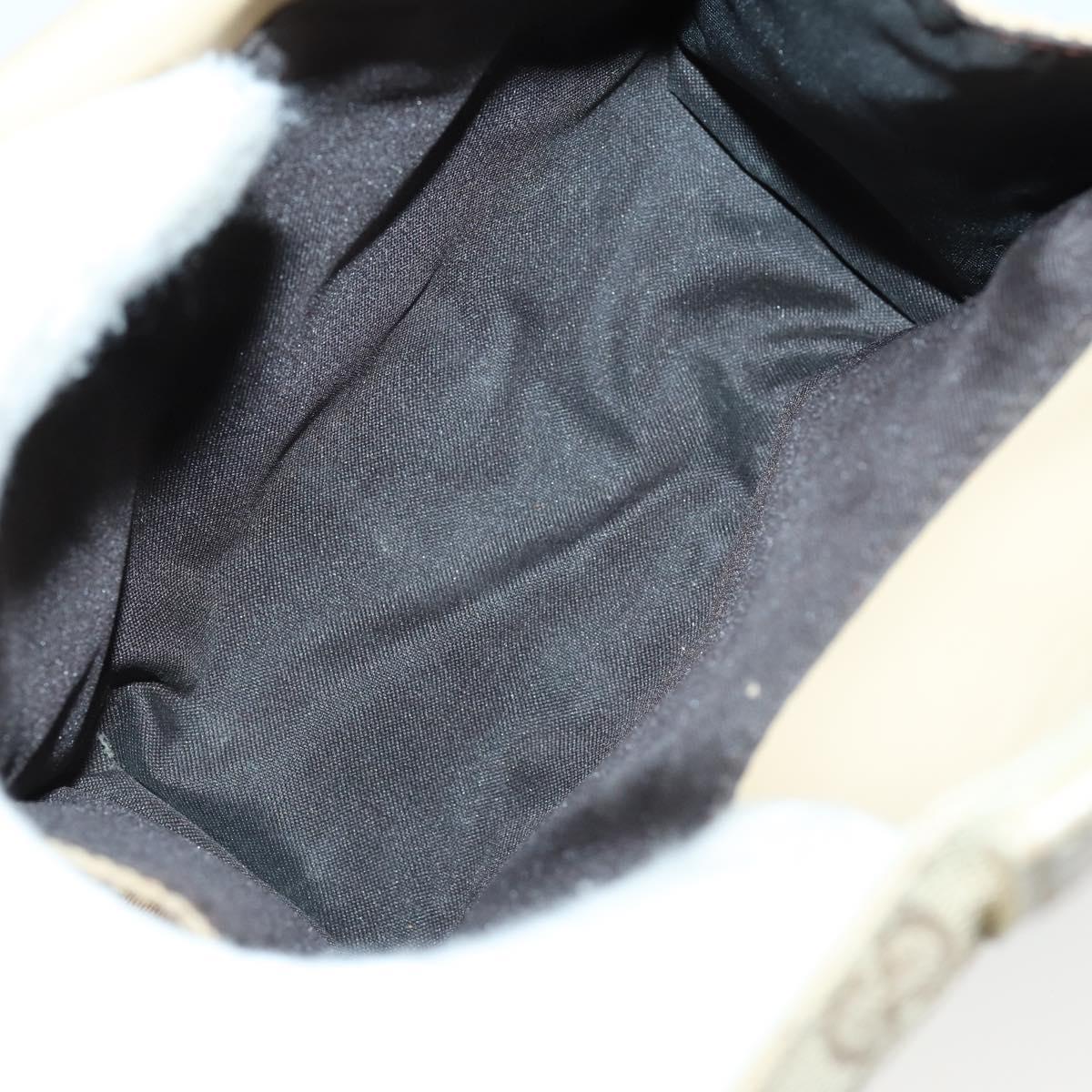 GUCCI GG Canvas Supreme Pouch 3 Set Pink Black beige Auth bs30861