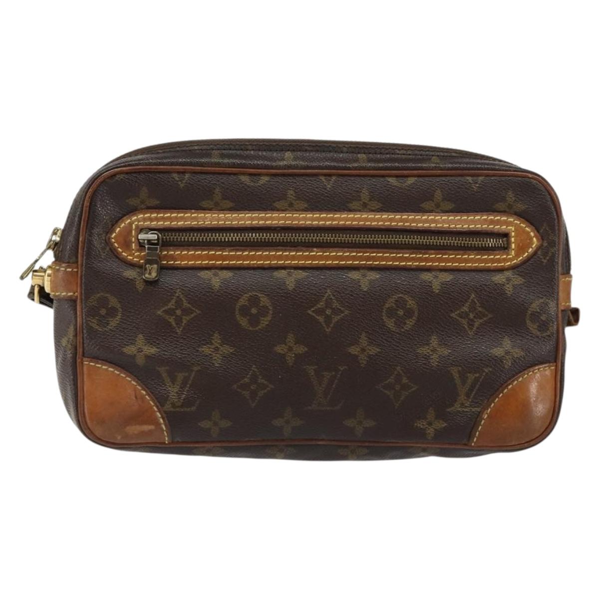 LOUIS VUITTON Monogram Marly Dragonne GM Clutch Bag M51825 LV Auth bs30864