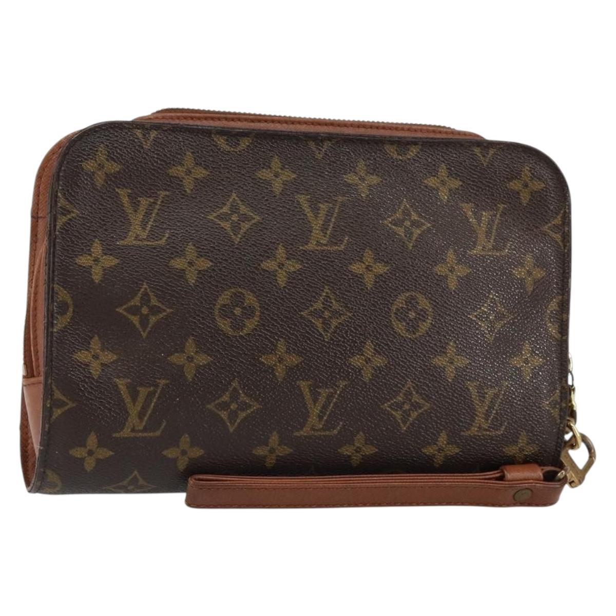LOUIS VUITTON Monogram Orsay Clutch Bag M51790 LV Auth bs30866