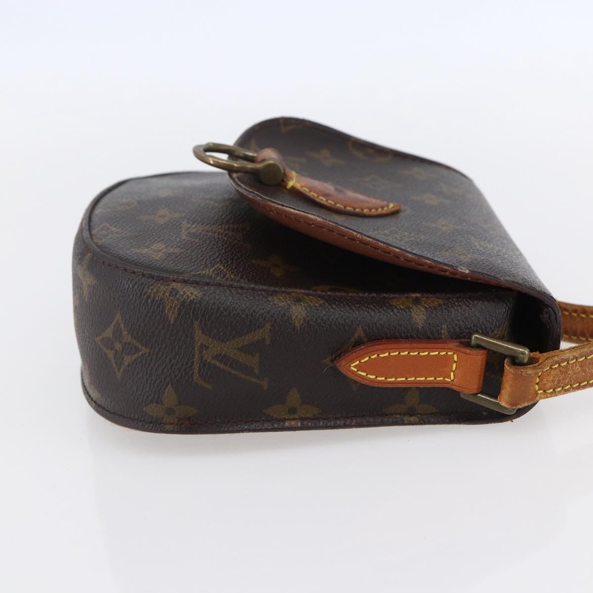 LOUIS VUITTON Monogram Saint Cloud PM Shoulder Bag M51244 LV Auth bs30870