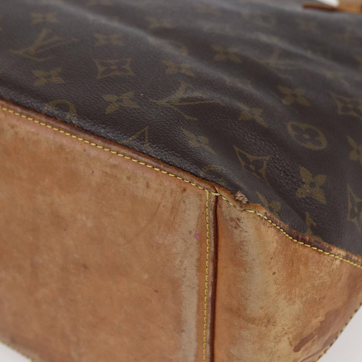 LOUIS VUITTON Monogram Cabas Mezzo Tote Bag M51151 LV Auth bs30879