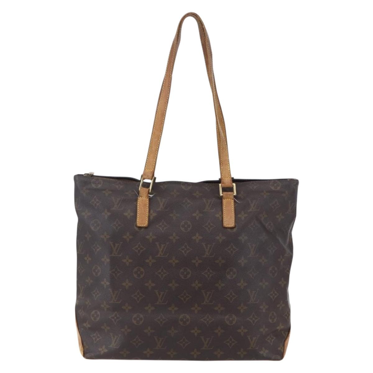 LOUIS VUITTON Monogram Cabas Mezzo Tote Bag M51151 LV Auth bs30879