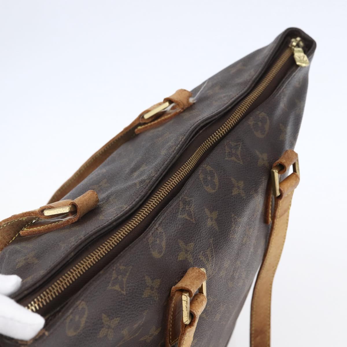 LOUIS VUITTON Monogram Cabas Mezzo Tote Bag M51151 LV Auth bs30879