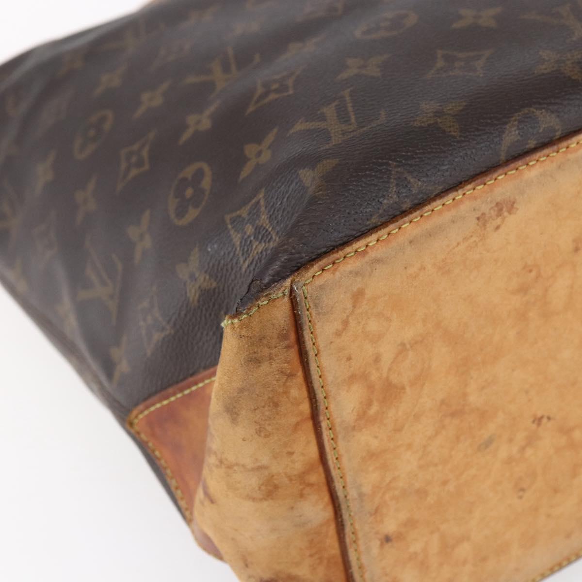 LOUIS VUITTON Monogram Cabas Mezzo Tote Bag M51151 LV Auth bs30880