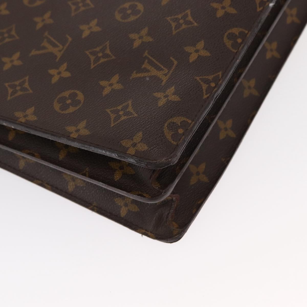 LOUIS VUITTON Monogram Serviette Conseiller Briefcase M53331 LV Auth bs30883