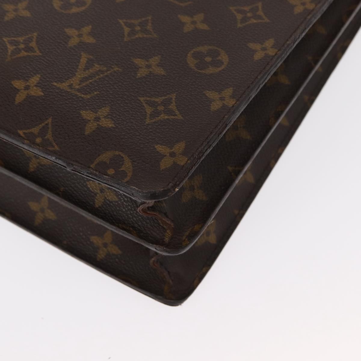 LOUIS VUITTON Monogram Serviette Conseiller Briefcase M53331 LV Auth bs30883