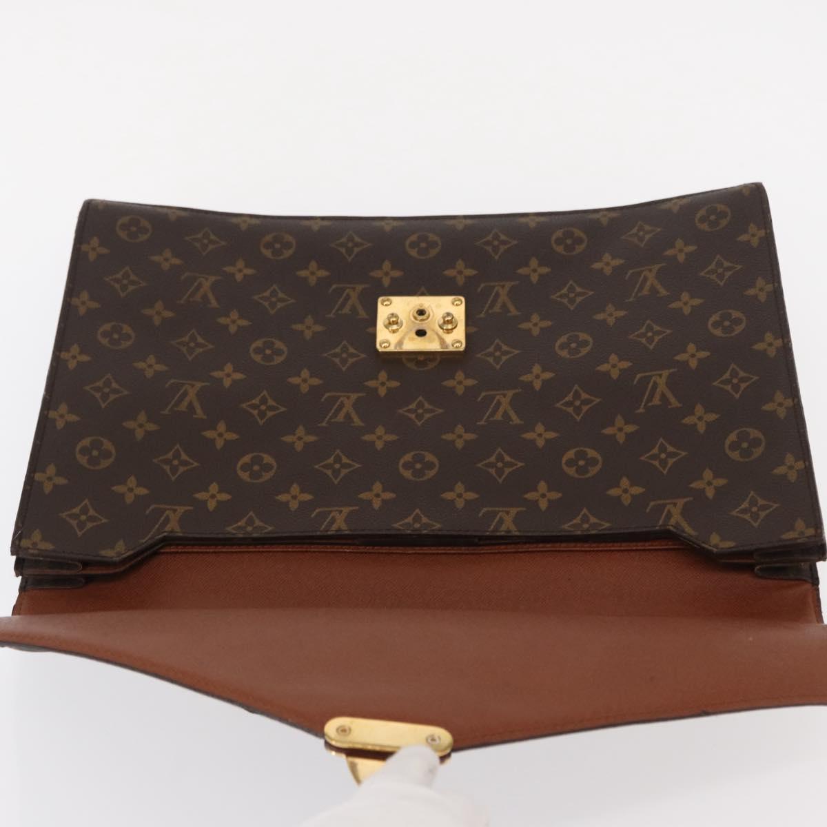 LOUIS VUITTON Monogram Serviette Conseiller Briefcase M53331 LV Auth bs30883