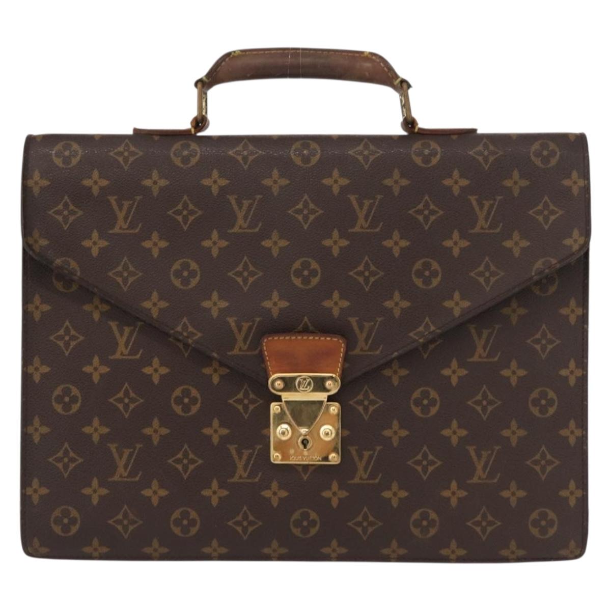 LOUIS VUITTON Monogram Serviette Conseiller Briefcase M53331 LV Auth bs30883