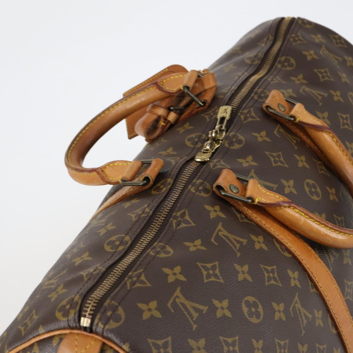 LOUIS VUITTON Monogram Keepall 50 Boston Bag M41426 LV Auth bs30887
