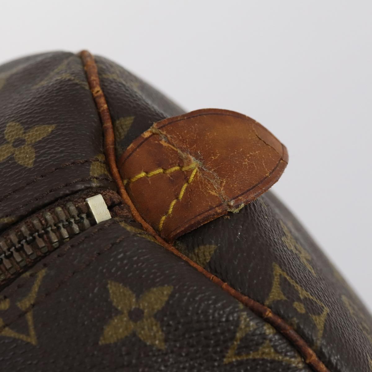 LOUIS VUITTON Monogram Keepall 55 Boston Bag M41424 LV Auth bs30890