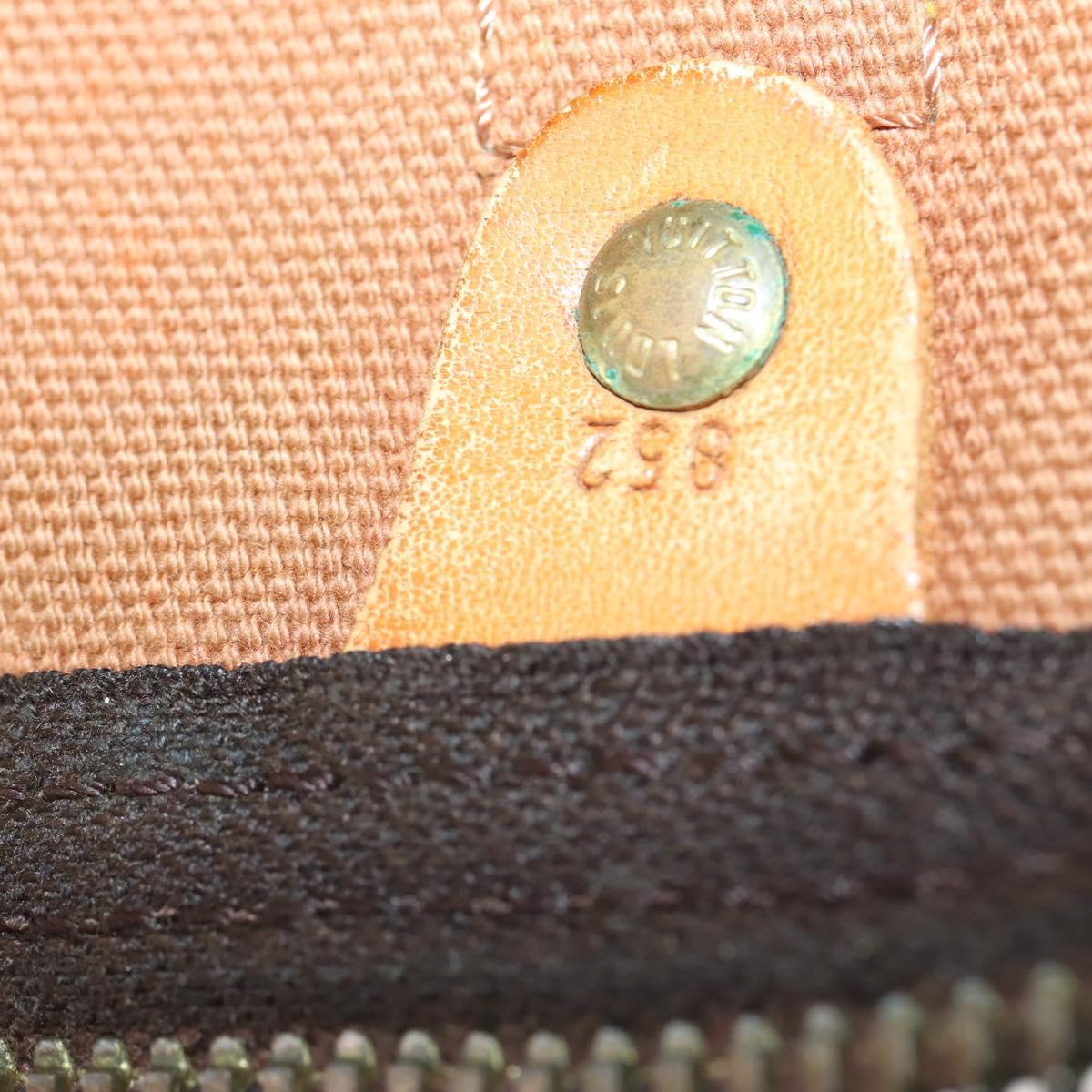 LOUIS VUITTON Monogram Keepall 55 Boston Bag M41424 LV Auth bs30890