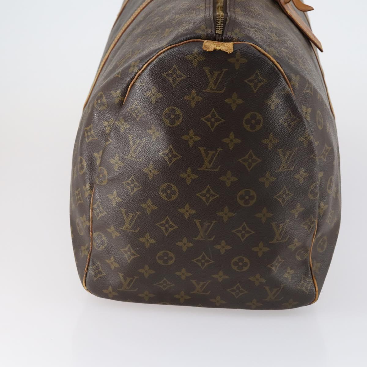 LOUIS VUITTON Monogram Keepall 60 Boston Bag M41422 LV Auth bs30892