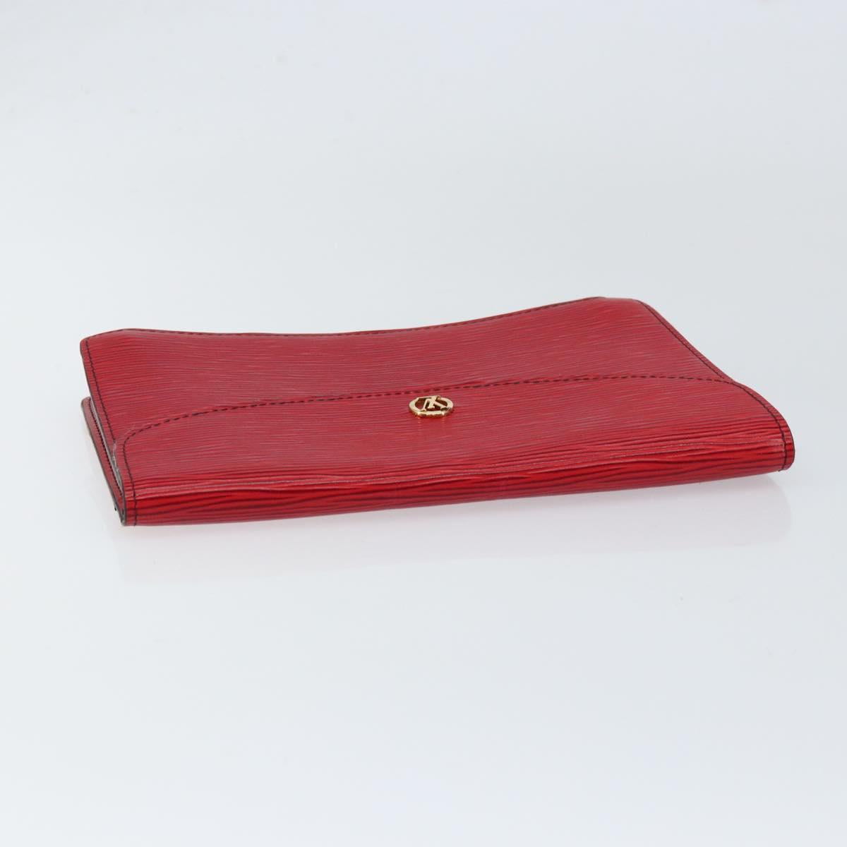 LOUIS VUITTON Epi Montaigne 23 Clutch Bag Red M52667 LV Auth bs30896