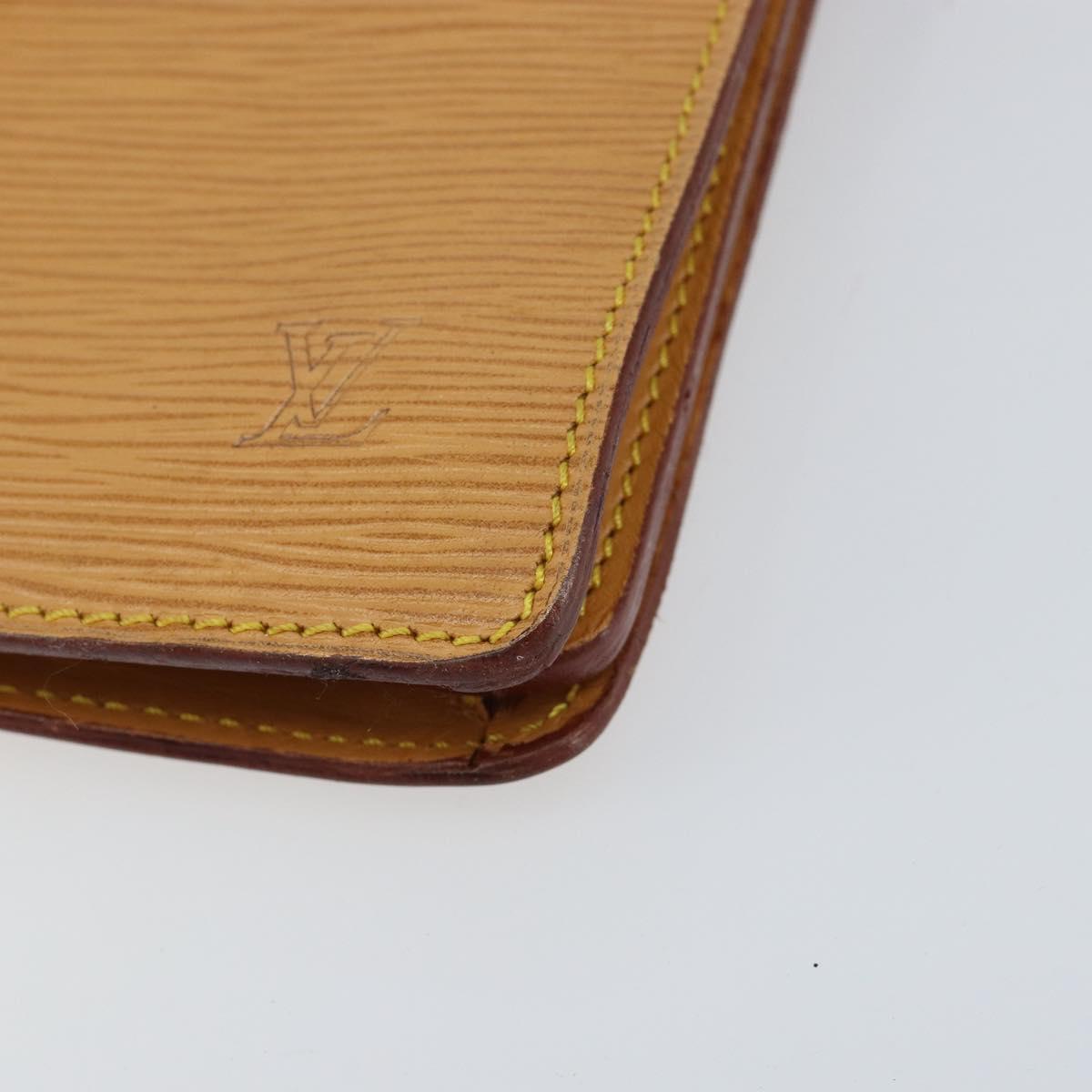 LOUIS VUITTON Epi Biface Hand Bag 2way Beige LV Auth bs30897