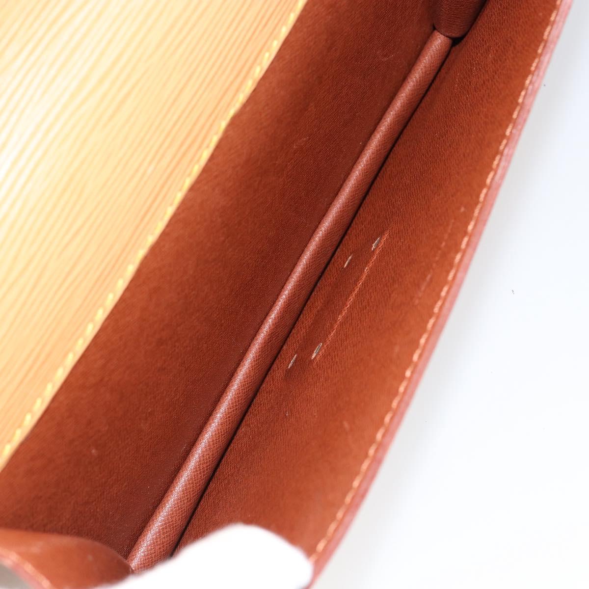 LOUIS VUITTON Epi Biface Hand Bag 2way Beige LV Auth bs30897