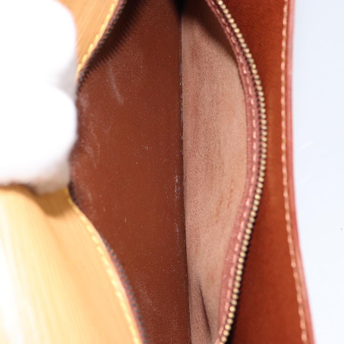 LOUIS VUITTON Epi Biface Hand Bag 2way Beige LV Auth bs30897