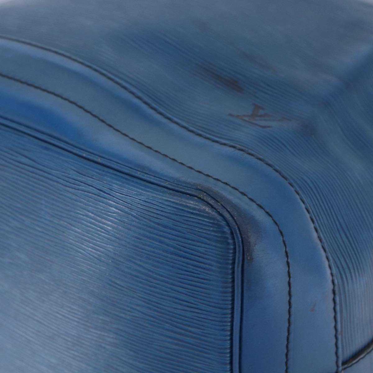 LOUIS VUITTON Epi Noe Shoulder Bag Toledo Blue M44005 LV Auth bs30898