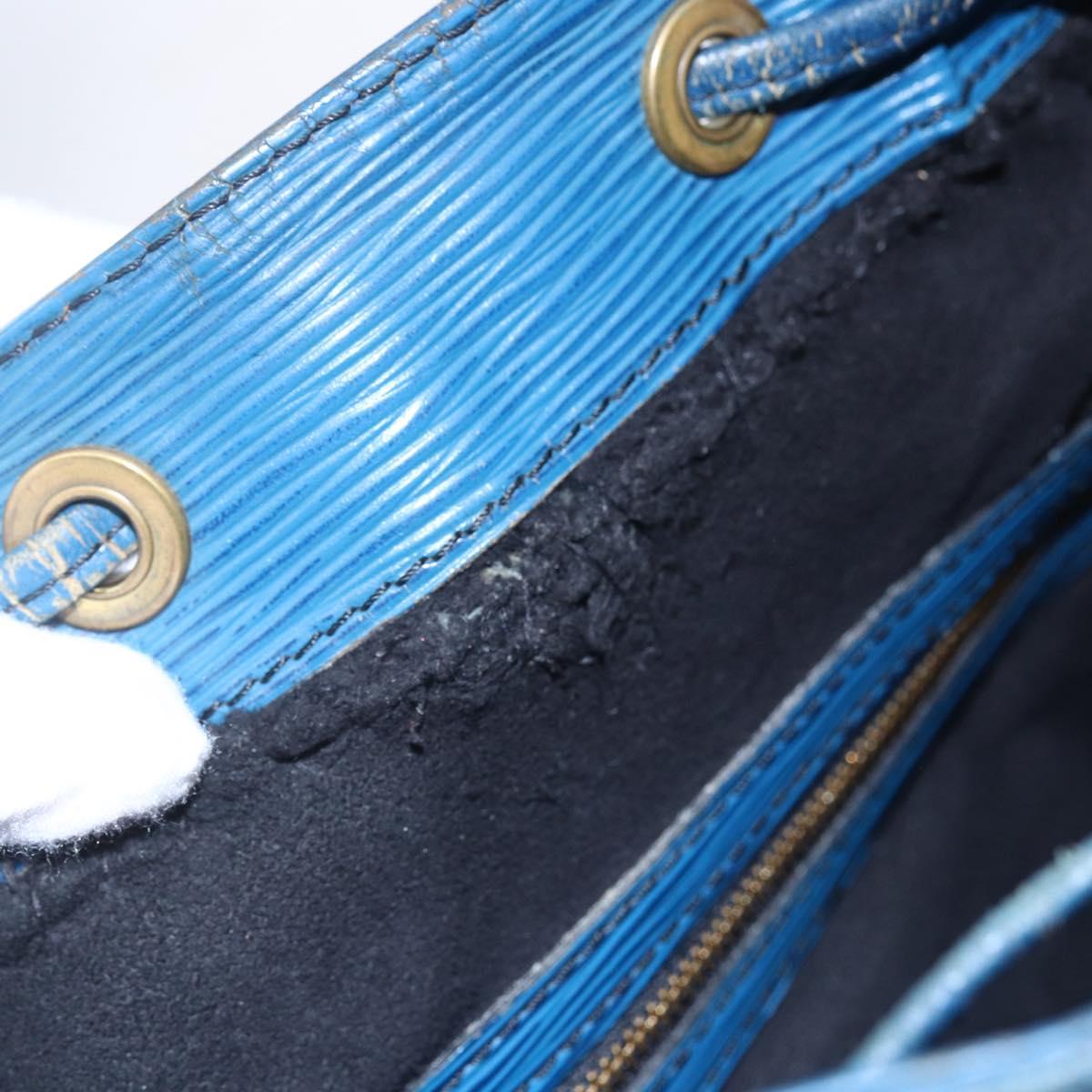 LOUIS VUITTON Epi Noe Shoulder Bag Toledo Blue M44005 LV Auth bs30898