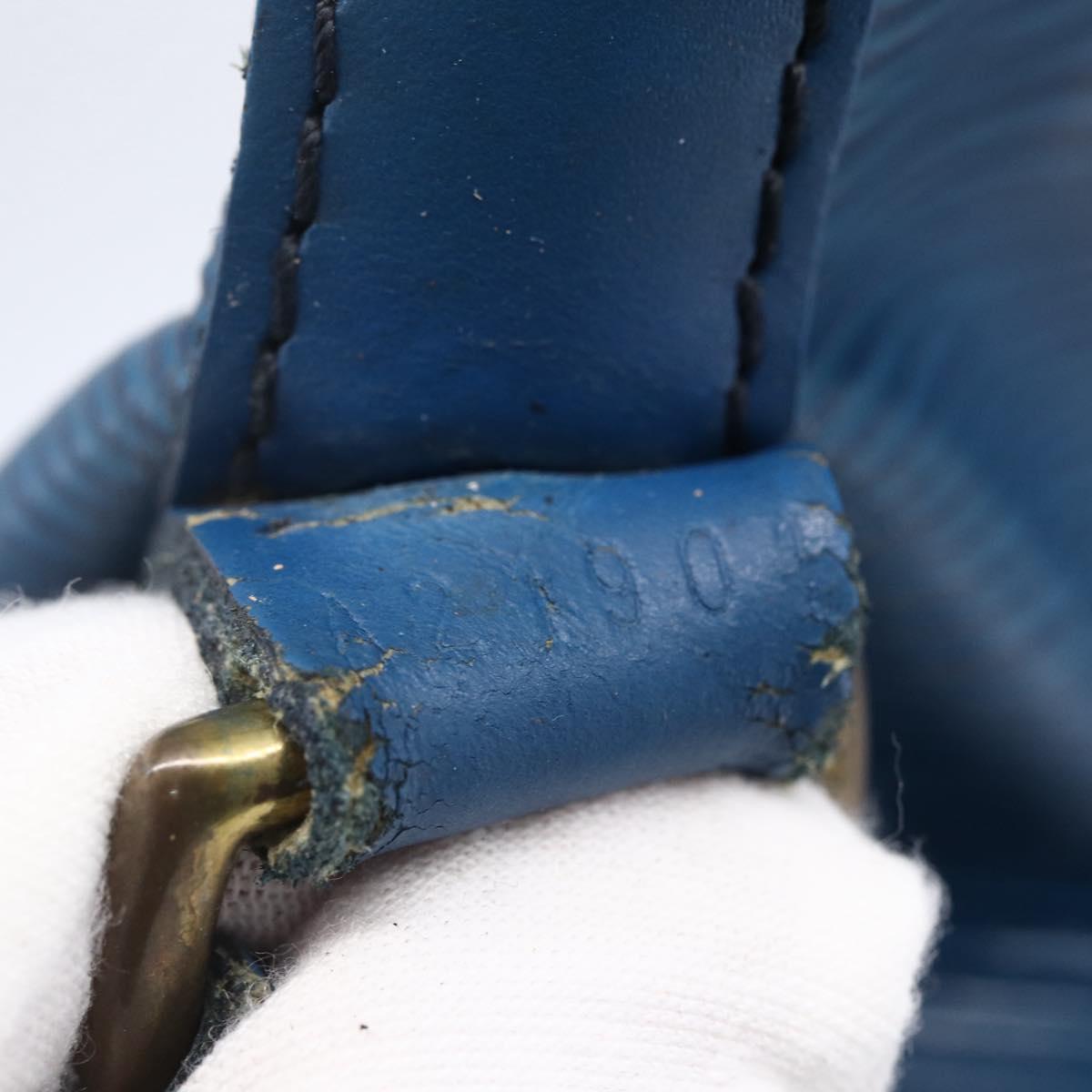 LOUIS VUITTON Epi Noe Shoulder Bag Toledo Blue M44005 LV Auth bs30898