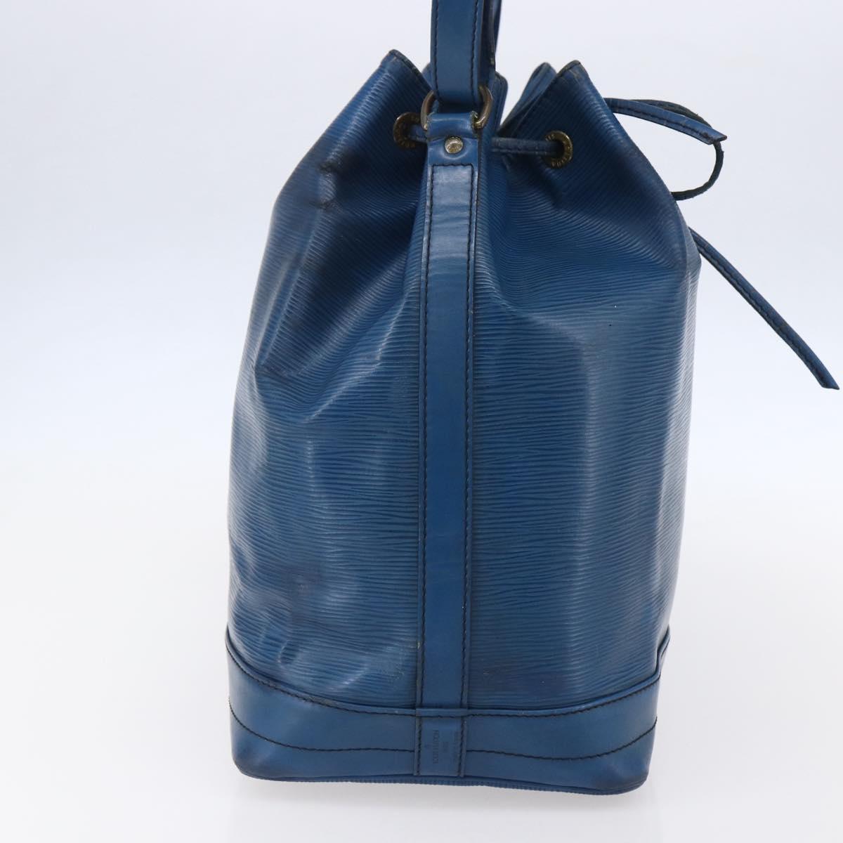 LOUIS VUITTON Epi Noe Shoulder Bag Toledo Blue M44005 LV Auth bs30898