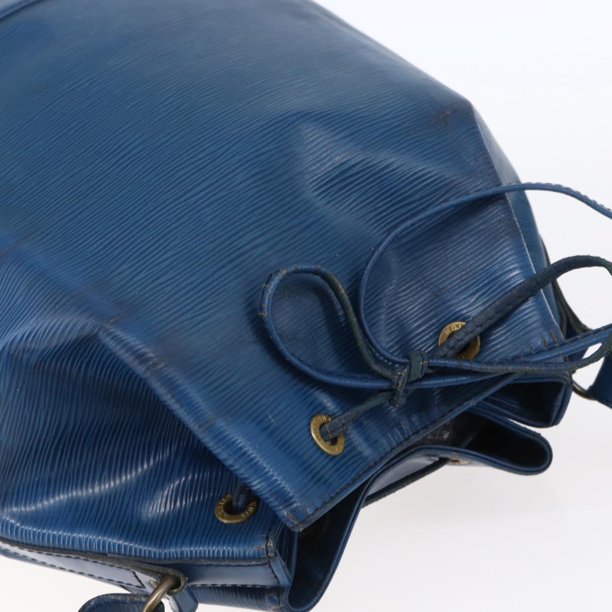 LOUIS VUITTON Epi Noe Shoulder Bag Toledo Blue M44005 LV Auth bs30898