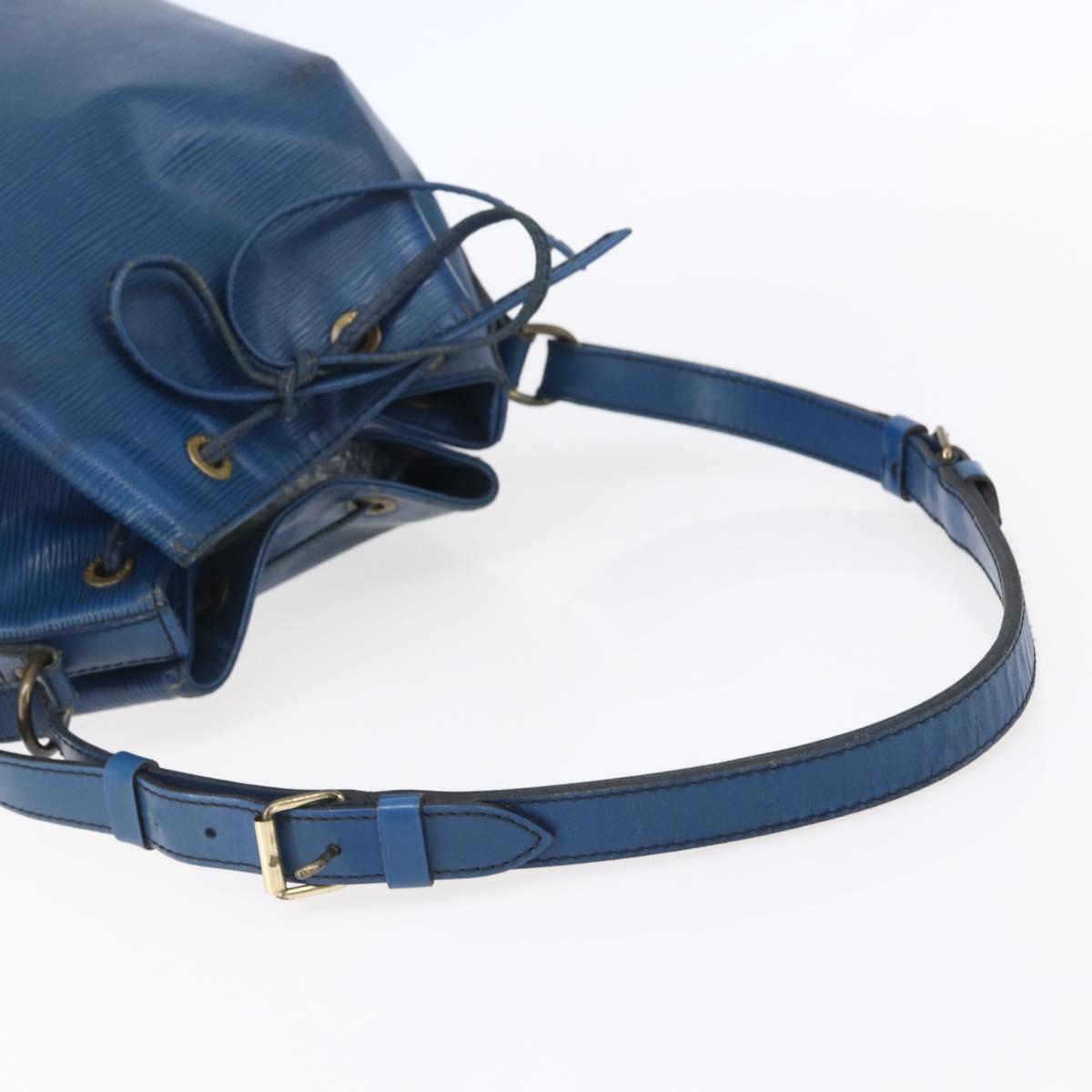 LOUIS VUITTON Epi Noe Shoulder Bag Toledo Blue M44005 LV Auth bs30898