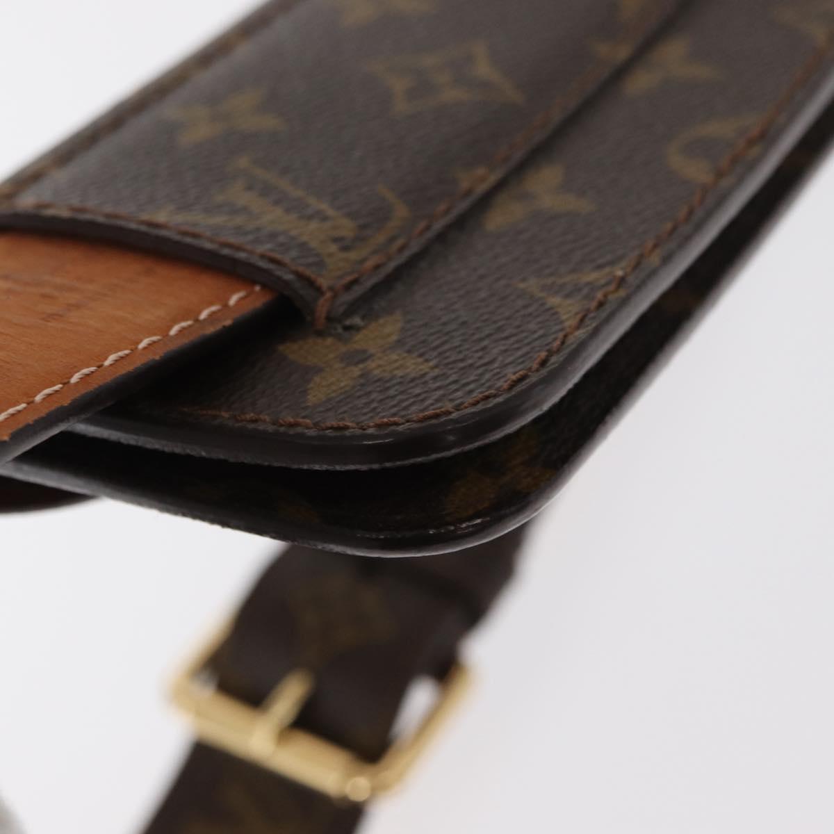 LOUIS VUITTON Monogram Ceinture Pochette Waist Bag M6933U LV Auth bs30908
