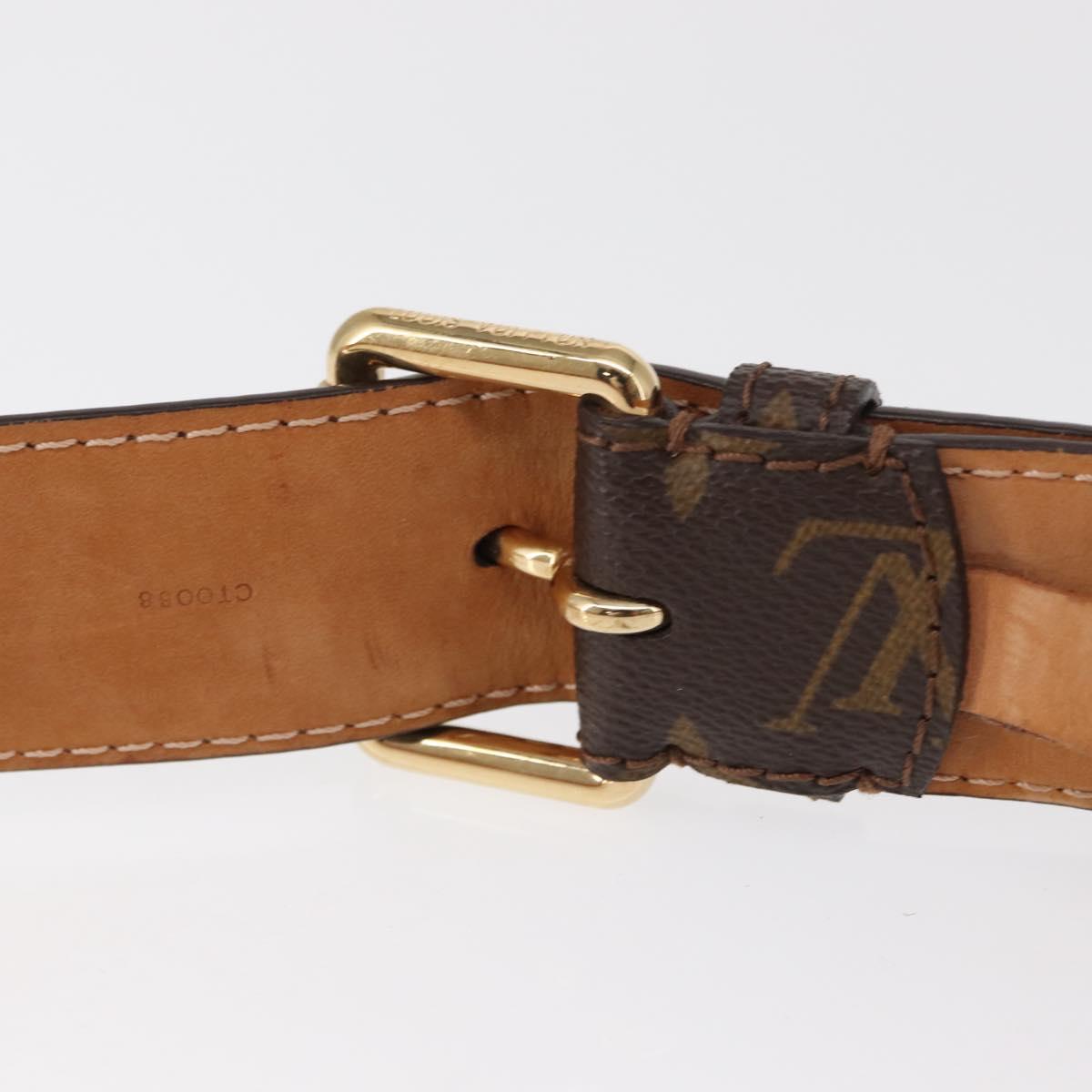 LOUIS VUITTON Monogram Ceinture Pochette Waist Bag M6933U LV Auth bs30908