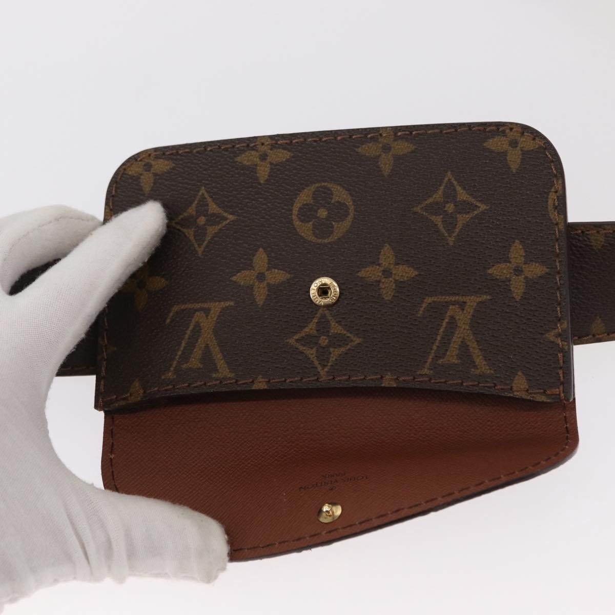 LOUIS VUITTON Monogram Ceinture Pochette Waist Bag M6933U LV Auth bs30908