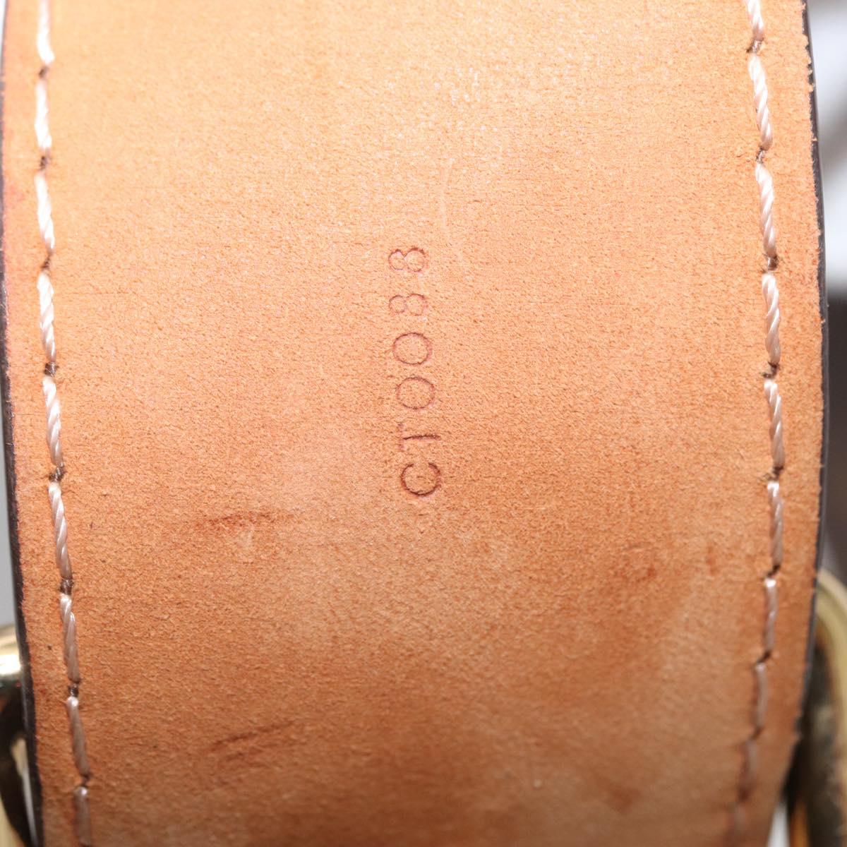 LOUIS VUITTON Monogram Ceinture Pochette Waist Bag M6933U LV Auth bs30908