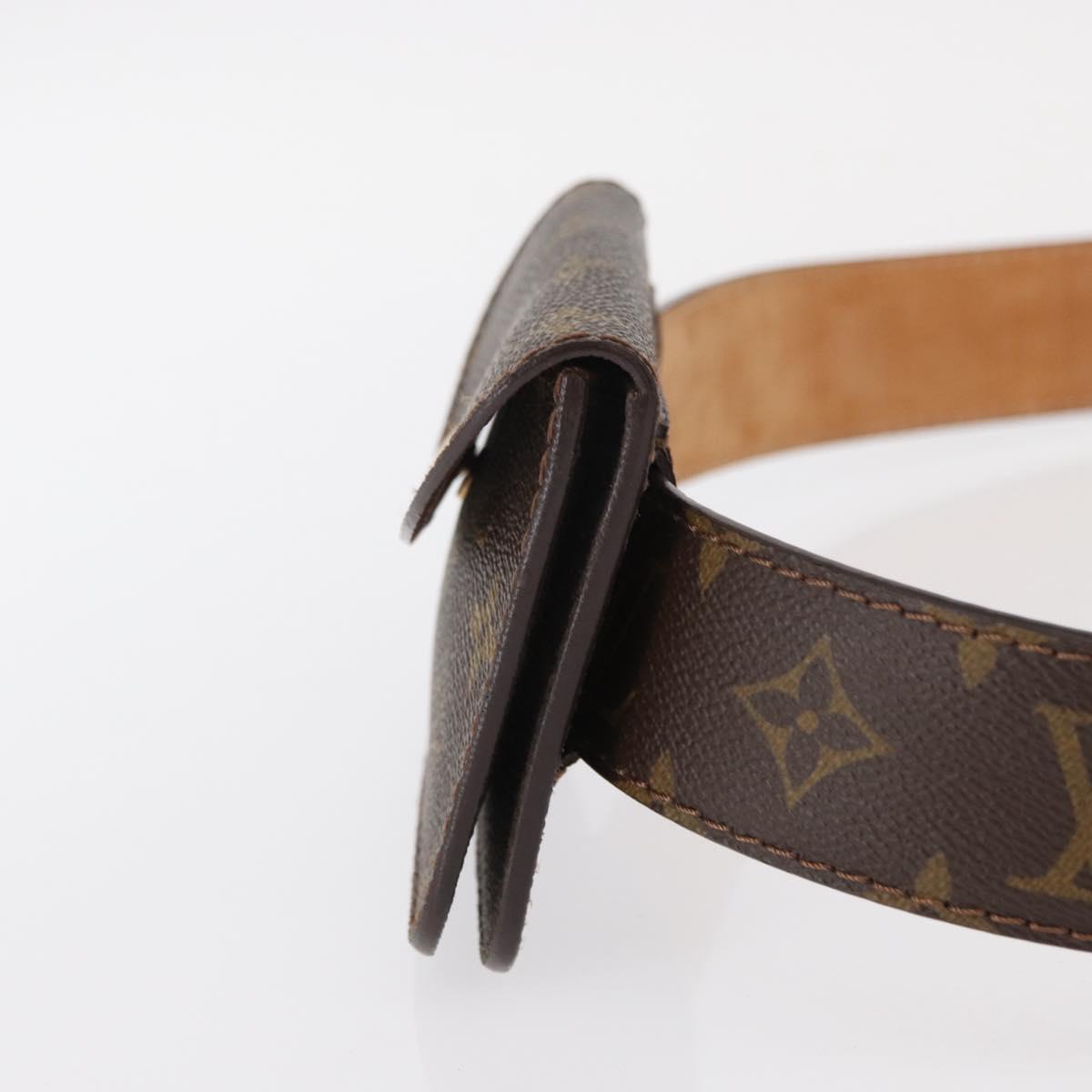 LOUIS VUITTON Monogram Ceinture Pochette Waist Bag M6933U LV Auth bs30908